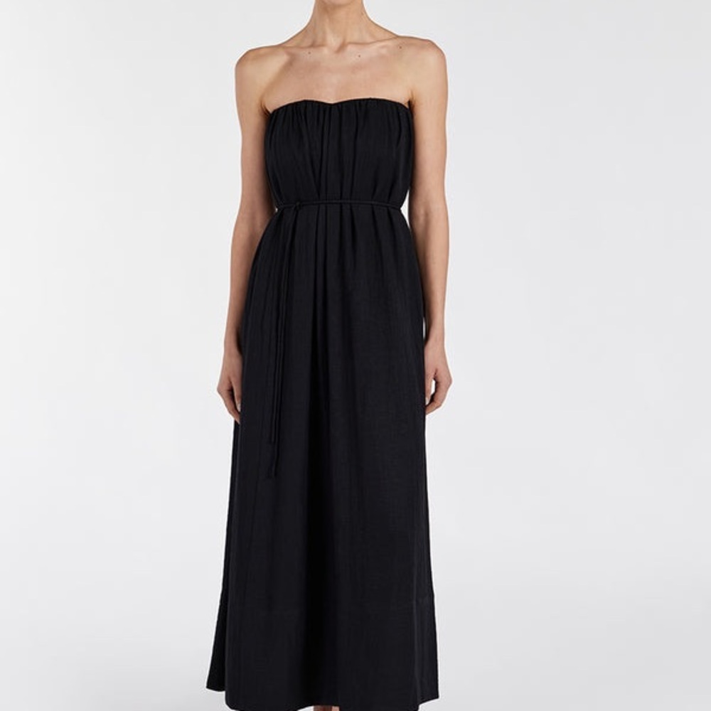 DISSH SHANIYA BLACK STRAPLESS MAXI DRESS - 2